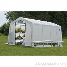 GrowIt Greenhouse-In-A-Box Easy Flow Greenhouse Peak-Style, 10' x 20' x 8' 554795859